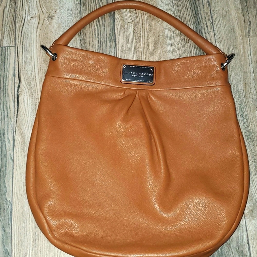 Marc Jacobs Cognac Hobo Handbag